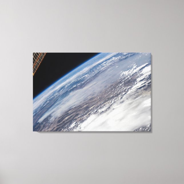 Lienzo Incendio En El Parque Nacional Yosemite Y El Bosqu (Anverso)