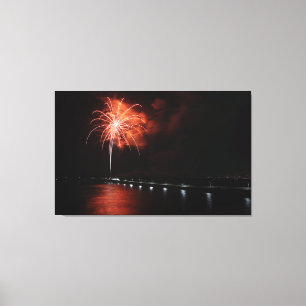 Lienzo Incendios en 2- Día de la Independencia