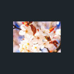 Lienzo Increíble Montón De Flores De Sakura En Primavera<br><div class="desc">Un asombroso grupo de flores de cerezo rosa pálido contra el fondo del cielo azul y niebla de pétalos rosados. La belleza del cuento de hadas de la primavera. Una pintura digital extra grande de una fotografía. Impresión de lienzos floridos y estirados para decorar tu lugar o para ser usados...</div>