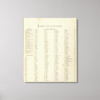 Lienzo Index Indiana ilustra atlas históricos