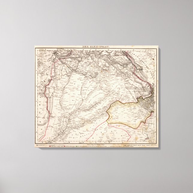 Lienzo India, Pakistán (Anverso)