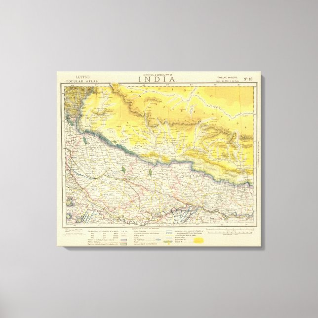 Lienzo India y Nepal (Anverso)