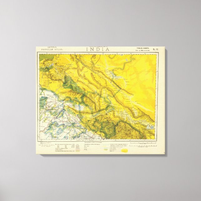 Lienzo India y Pakistán (Anverso)