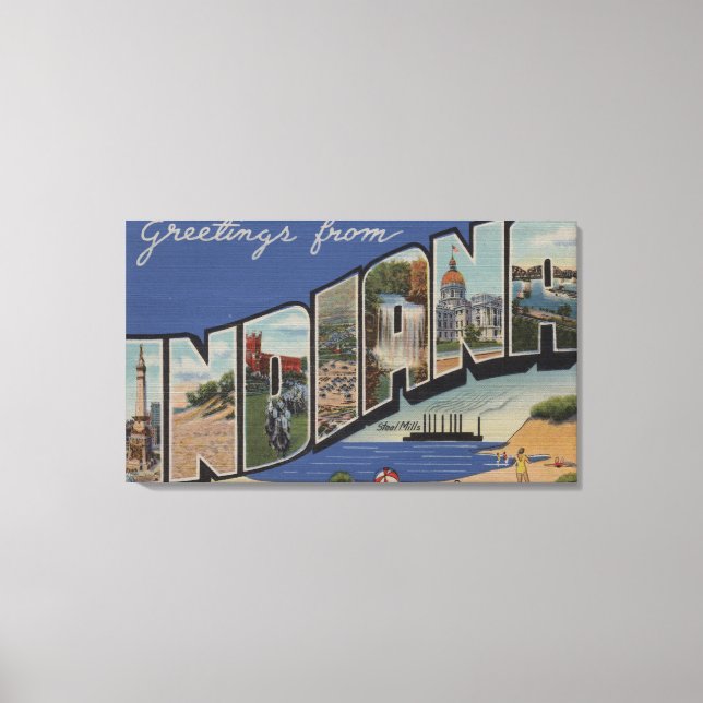 Lienzo Indiana (siderurgia/dunas de arena) (Anverso)