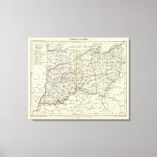 Lienzo Indiana y Ohio (Anverso)