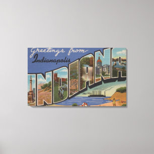 Lienzo Indianapolis, Indiana (acerías/dunas de arena)