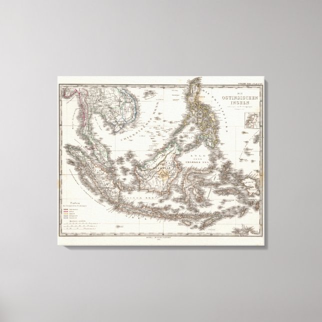 Lienzo Indias Orientales 2 (Anverso)