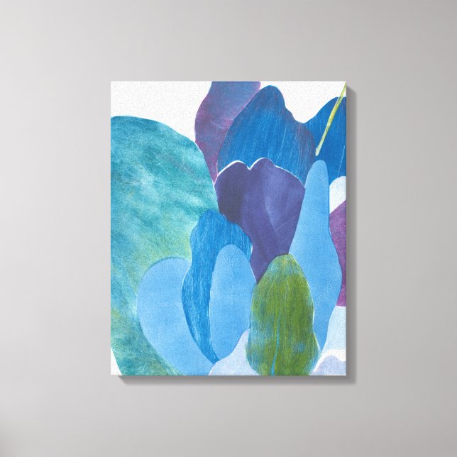 Lienzo Indigo falso I (Anverso)