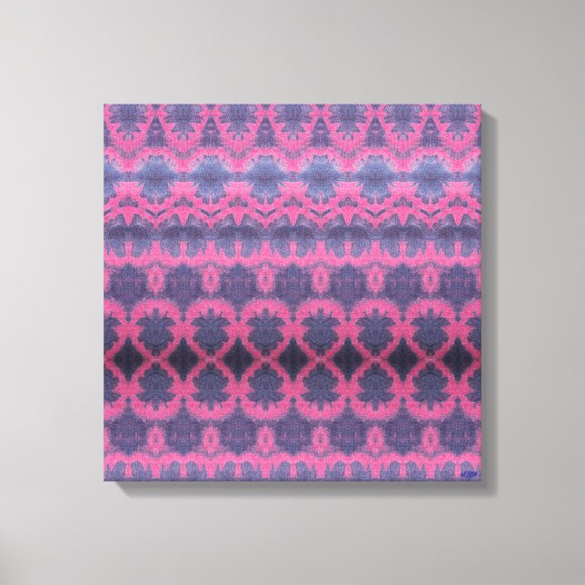Lienzo Indigo Pink II Stretched Canvas Print (Anverso)