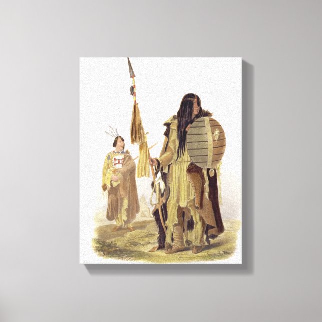 Lienzo Indios de Assiniboin, placa 32 del volumen 2 de 'T (Anverso)