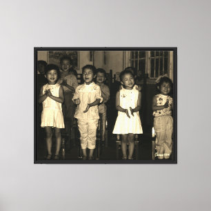 Lienzo Infancia vintage Changsha China