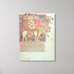 Lienzo Infantería que ataca un elefante