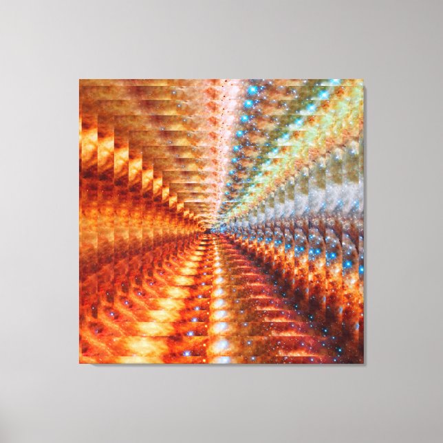 Lienzo Infinito de Estrellas (Anverso)