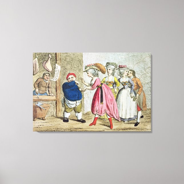Lienzo Influencia femenina, o canvas de Devonshire (Anverso)