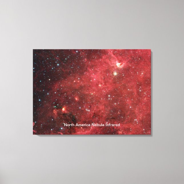 Lienzo Infrarrojos de nebulosa de Norteamérica (Anverso)
