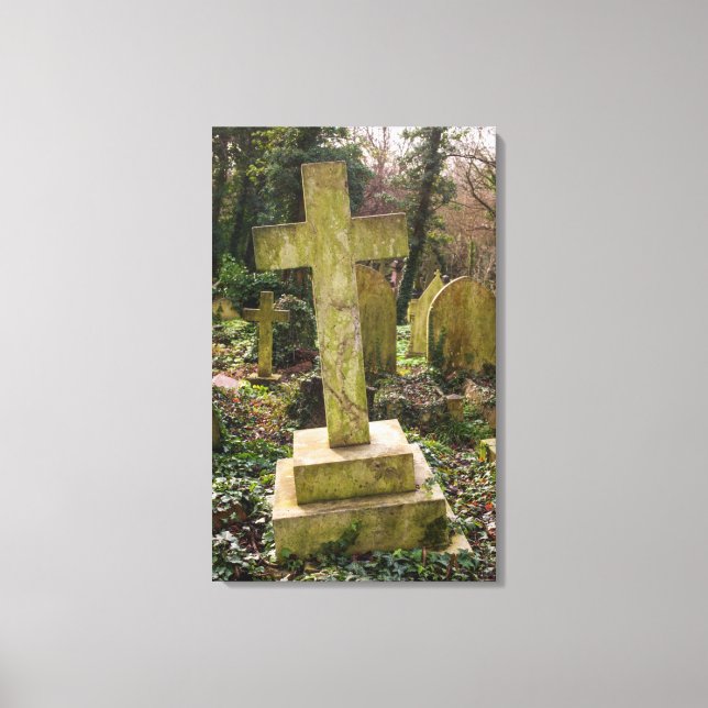 Lienzo Inglaterra, Londres, Cementerio Highgate, gravesit (Anverso)