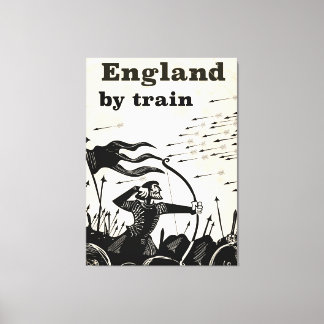 Lienzo Inglaterra por poster de viajes de vintage