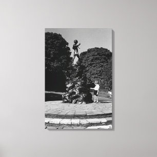 Lienzo Inglaterra vintage Londres Estatua de Peter Pan Ke