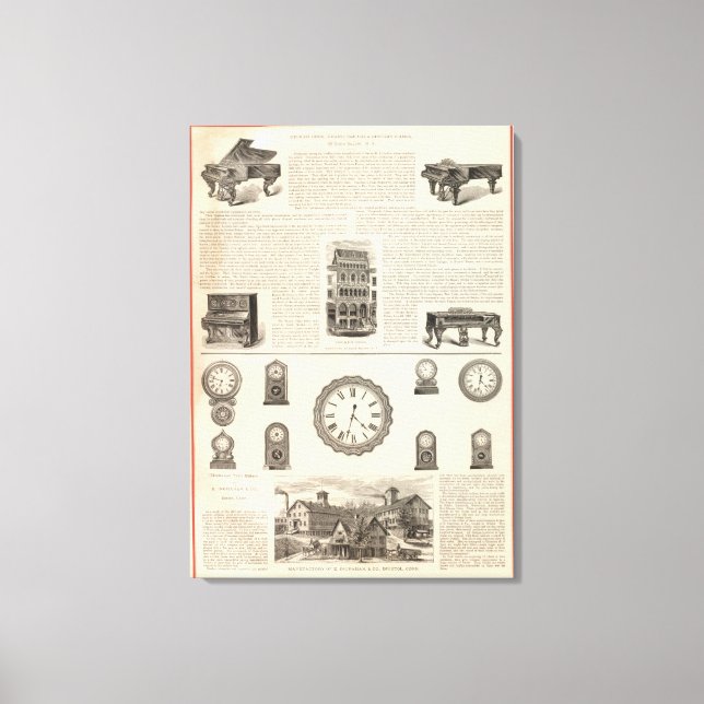 Lienzo Ingrapham y Gamewell Company (Anverso)