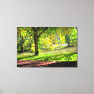 Lienzo Inicio de un otoño de Cornish - lona envuelta