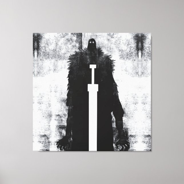 Lienzo Ink Talking Fantasy V02 Un caballero del infierno (Anverso)