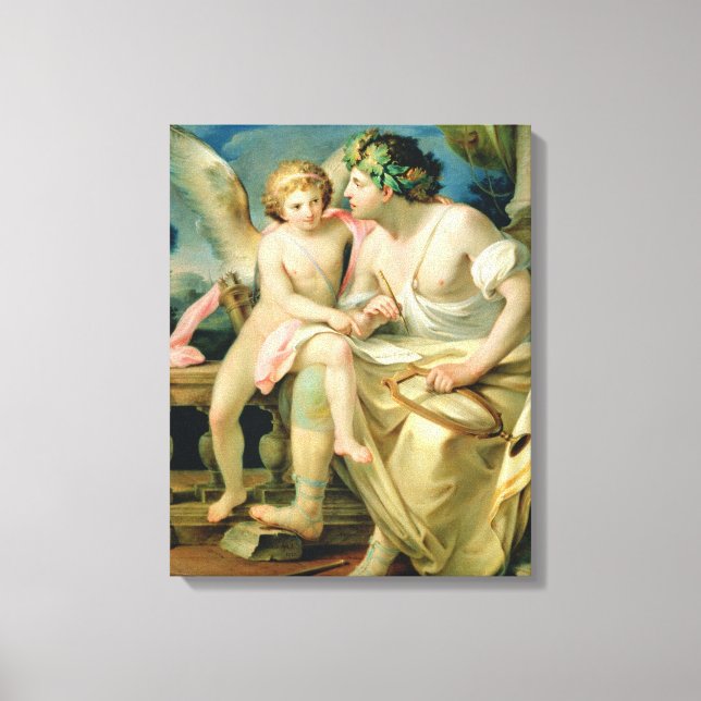 Lienzo Inspiración del poeta, 1785 (Anverso)