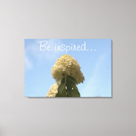 Lienzo Inspirarse Hydrangea Blue Sky Canvas