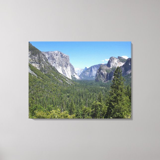 Lienzo Inspiration Point in Yosemite National Park (Anverso)