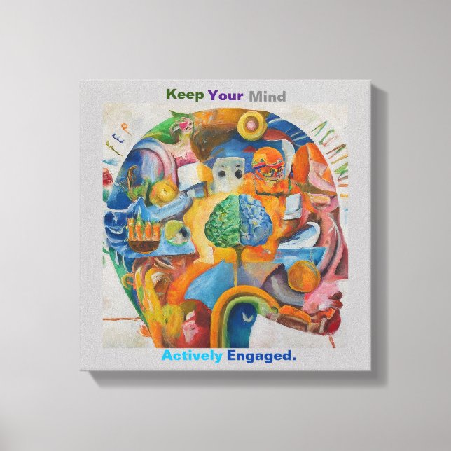 Lienzo Inspirational Canvas Art for Motivated Living (Anverso)