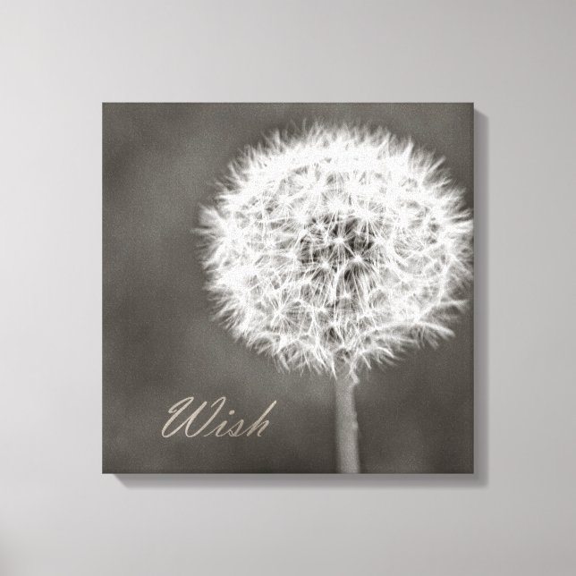 Lienzo Inspired Wish Dandelion (Anverso)