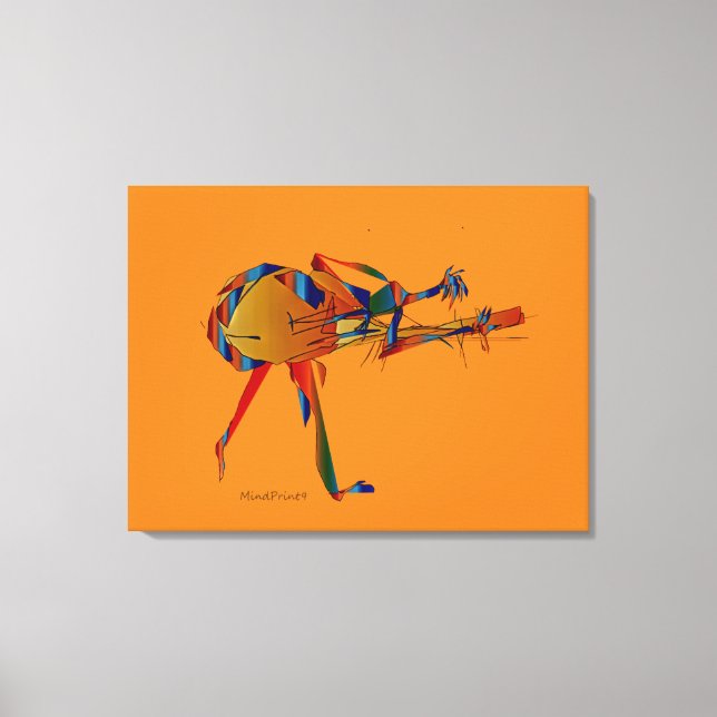 Lienzo Instrumentalista (Anverso)