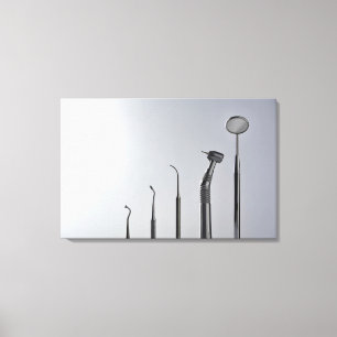 Lienzo Instrumentos de dentista