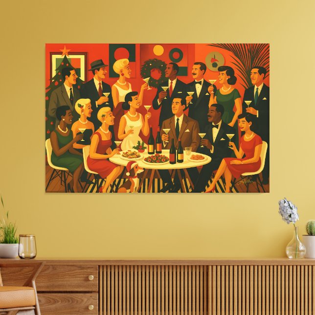 Lienzo Intelectuales de Martini Modernos de Mitad de Sigl (Insitu (Sala de estar))
