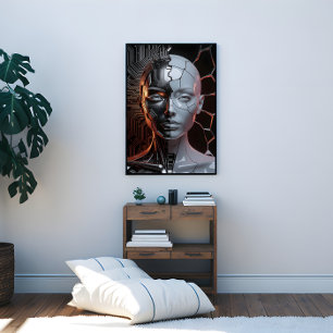 Lienzo Inteligencia artificial humanoide