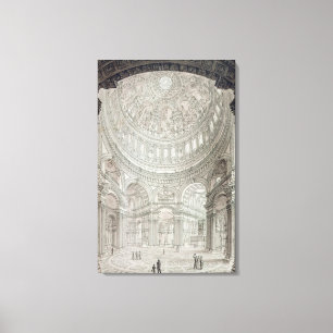 Lienzo Interior de la catedral de San Pablo, 1817