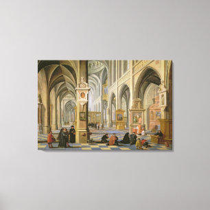 Lienzo Interior de la iglesia