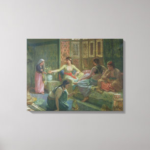 Lienzo Interior de un Harem, c.1865