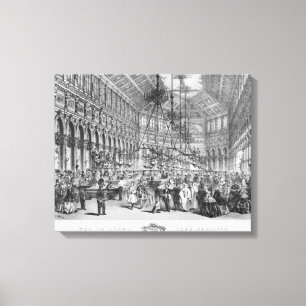 Lienzo Interior del "Grand Cafe Parisien", París