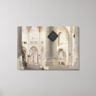 Lienzo Interior del Grote Kerk, Amsterdam, c.1637