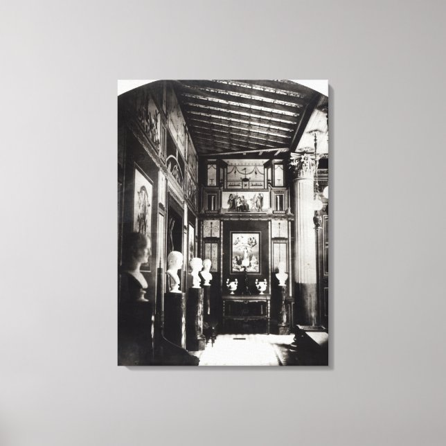 Lienzo Interior del Palais Pompeya del Príncipe Napoleón (Anverso)