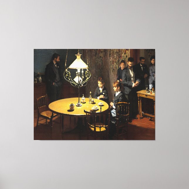 Lienzo Interior, después de la cena (Anverso)