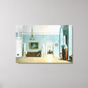 Lienzo Interior neoclásico, c.1820