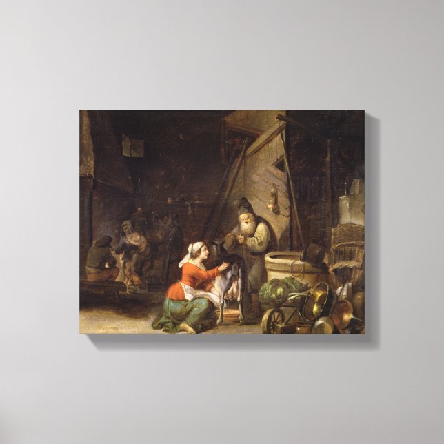 Lienzo Interior ruso (Anverso)