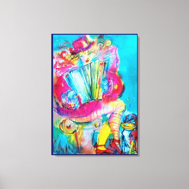 LIENZO INTÉRPRETE DE ACORDIÓN EN LA NOCHE (Anverso)