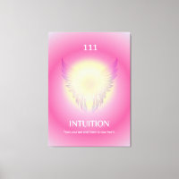 Intuición Angel Number Aura Print 111