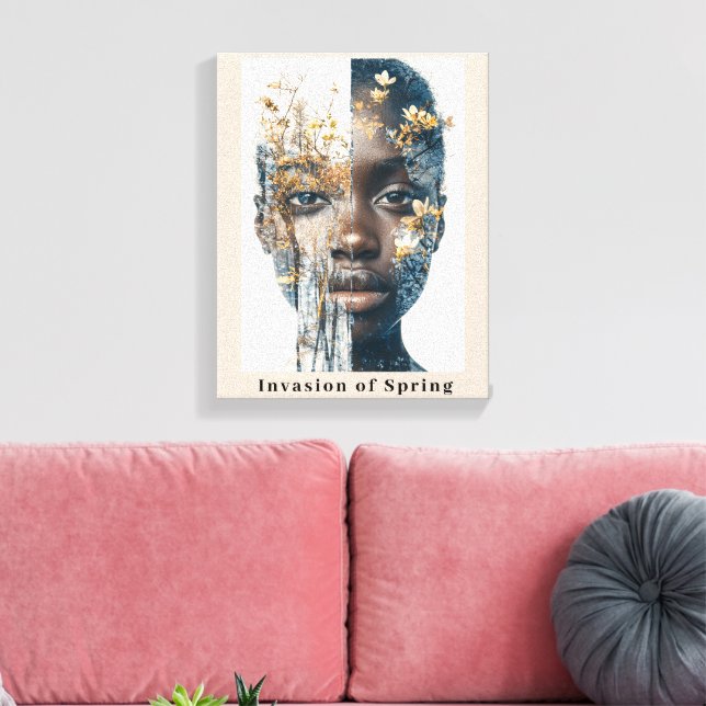 Lienzo Invasión de primavera (Insitu (Sala de estar))