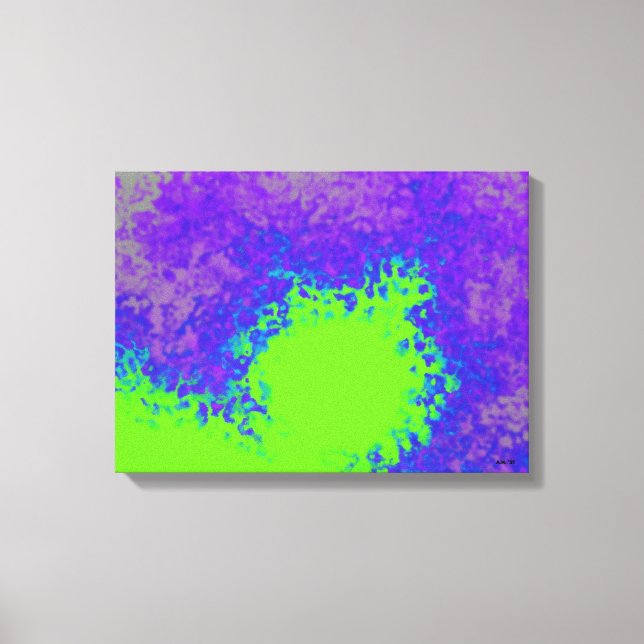 Lienzo Invasion Of Green (Anverso)