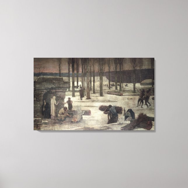 Lienzo Invierno, 1889-93 (Anverso)
