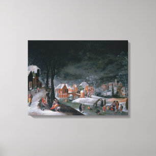 Lienzo Invierno (aceite en el panel) (véase también
