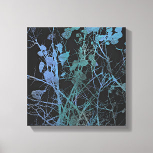 Lienzo Invierno Azul